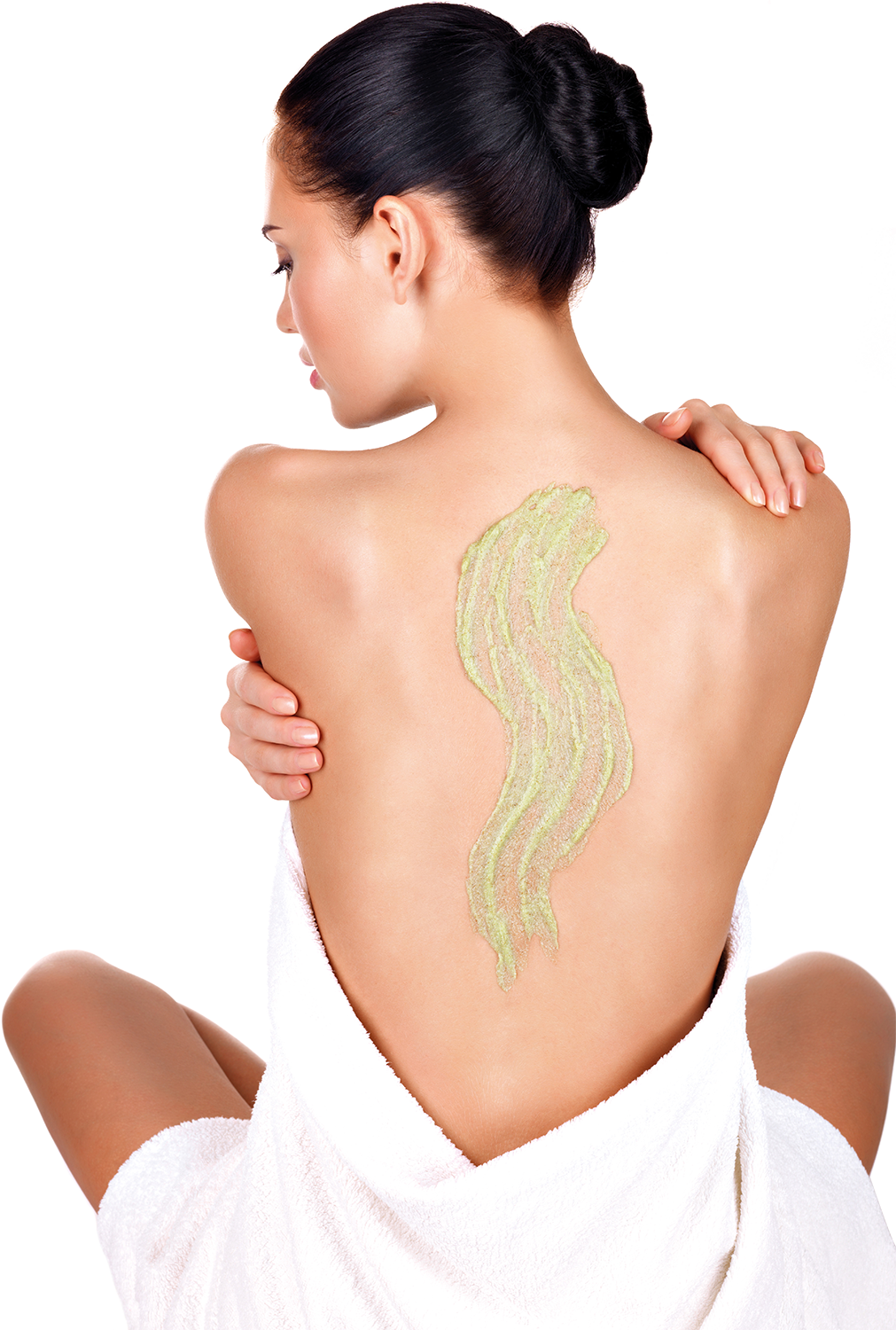 woman-cares-about-skin-body-using-cosmetic-scrub-back-isolated-white